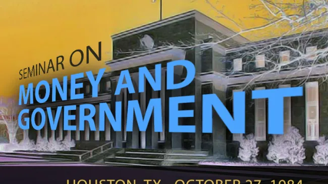 Seminar on Money and Government 1984